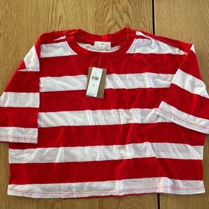 Red and White Striped Shirt